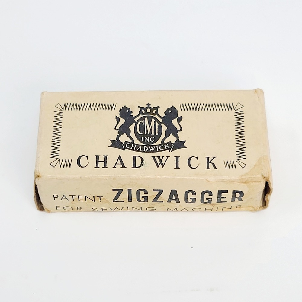 Chadwick Patent Zigzagger Sewing Machine Attachment Vintage Sewing Notions Japan